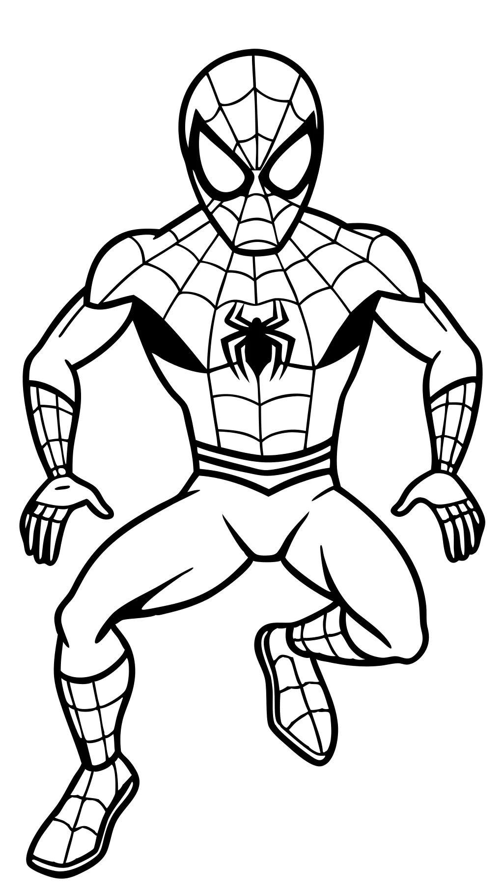 coloriages Spiderman Easy imprimables